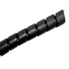 Kable Kontrol Cyclone® Hydraulic Hose Spiral Wrap - 1-3/8" Inside Dia - Heavy Duty HDPE - 66' Length Per Box - Black HGPW-40-66-BK